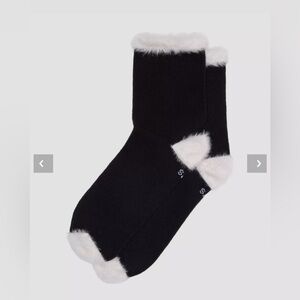 NWT Dr. Martens Faux Fur Organic Blend Socks S/M